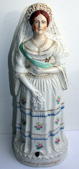 Large "Duchess of Edinburgh" Pottery Figure
