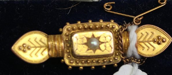 19th cent Gold& Pearl Brooch - SOLD