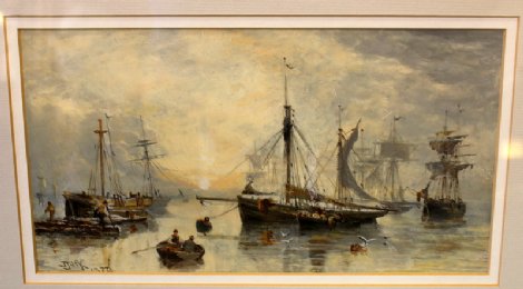 J Jack watercolour Dated 1877 - SOLD