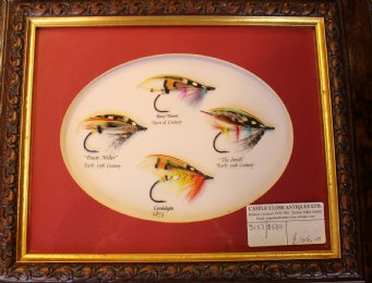 Framed Fishing Flies