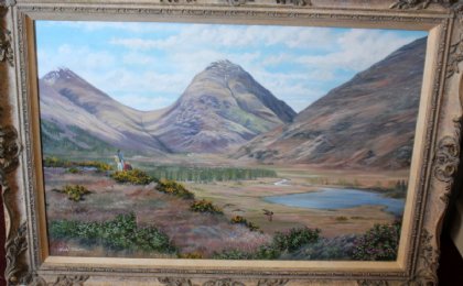 Glen Etive, David D Murton, Oil Painting