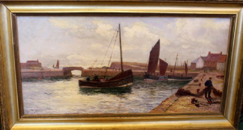 Oil , Berwick On Tweed, Alan Mortimer - SOLD