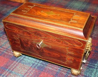 Regency Tea Caddy - SOLD