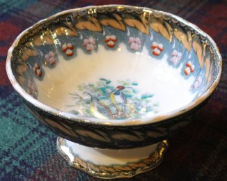 19th cent Scottish Pottery Punch Bowl