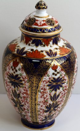 Crown Derby Jar - C1880