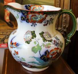 Large 19th cent Masons Ironstone Ewer