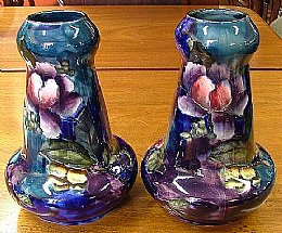 Pr of "Coronaware" Vases