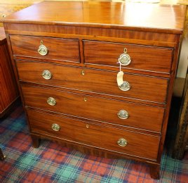 19th cent Mahogany Chest