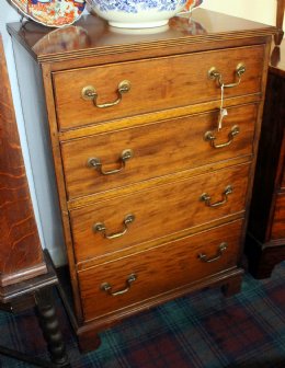 19th cent Mahogany Chest