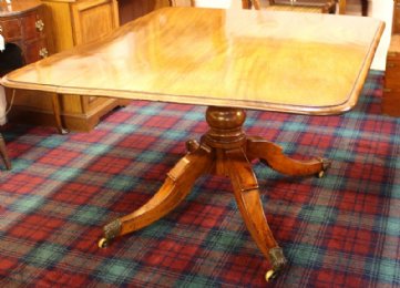 19th cent Mahogany Tip Up Table