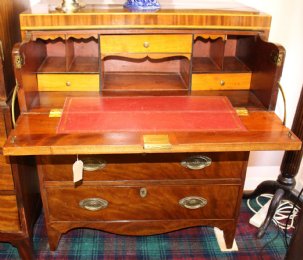 19th cent Secretaire Chest