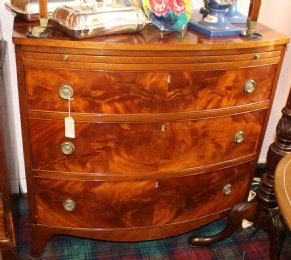 3 drawerVictorian Style Mahogany Chest