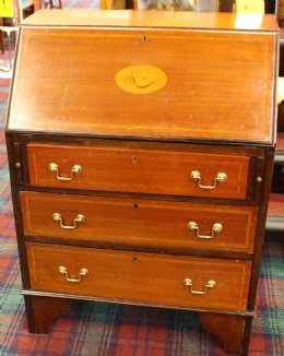 Edwardian Mahogany Bureau