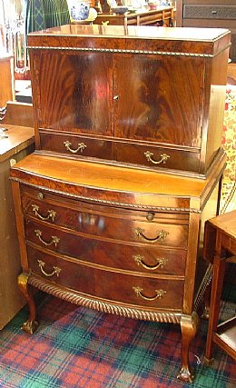 Mahogany Bureau Cabinet