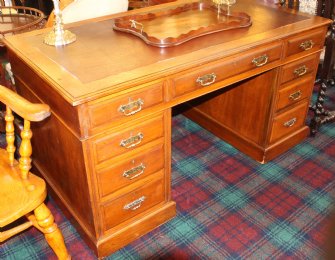 Mahogany Double Pedestal Desk