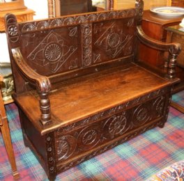 Oak Monks Bench