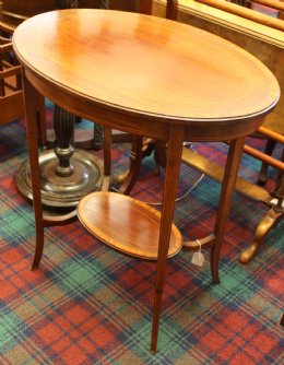 Oval Edwardian Mahogany Table