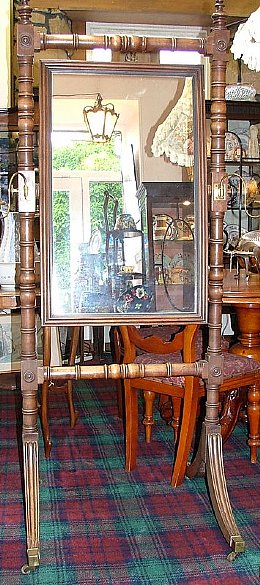 Regency Cheval Mirror