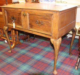 Single Drawer Oak Cabinet - SOLD