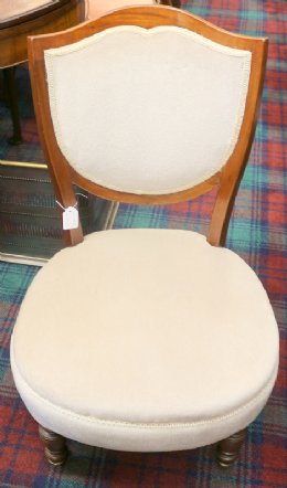 Small Mahogany Framed Chair