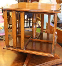 Table Top Rev Mahogany Bookcase - SOLD