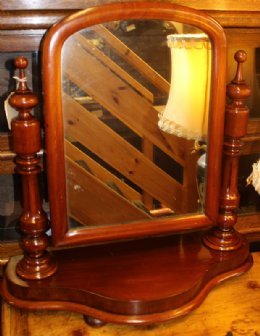 Victorian Mahogany Swing Mirror