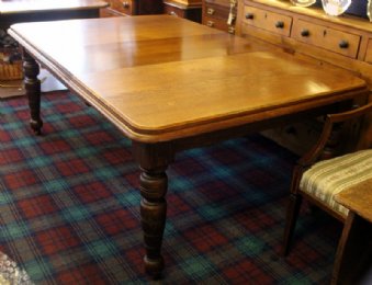 Victorian Oak Dining Table