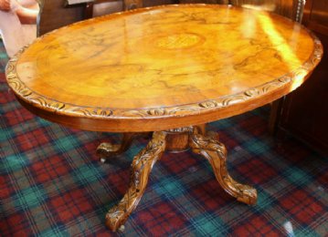 Victorian Walnut Breakfast Table