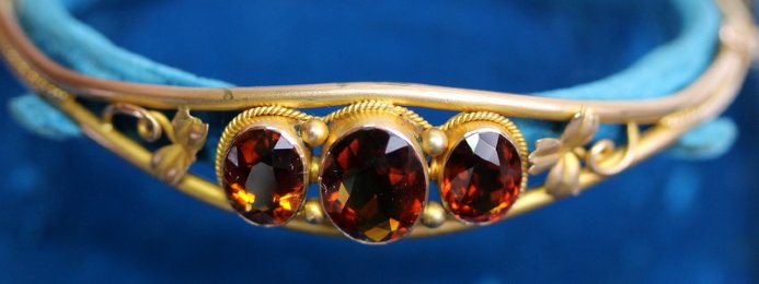 19th cent Citrine Bracelet