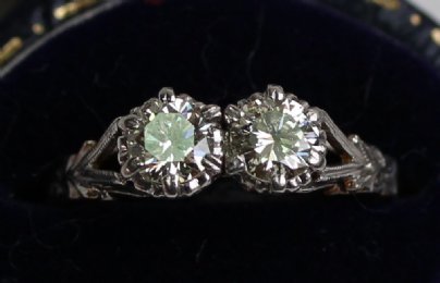 2 stone Diamond Ring