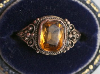 Gold, Gem Set Ring