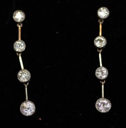 Old Cut Diamond Earrings