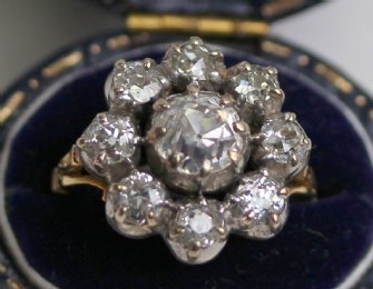 Old European Cut Diamond Ring