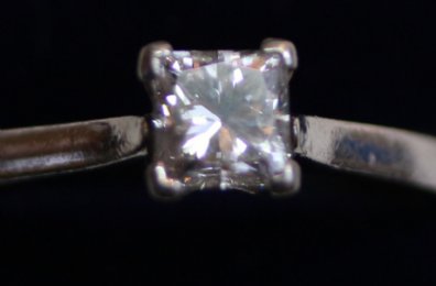 Platinum & Diamond Solitaire - SOLD