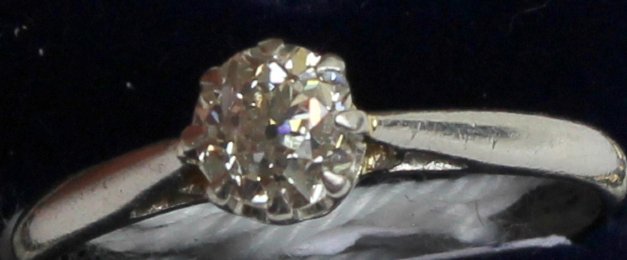 Platinum Solitaire Ring