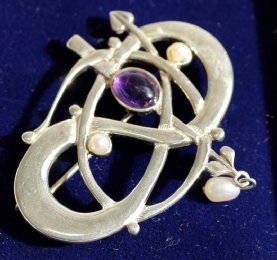 Shetland Silvercraft Silver Brooch