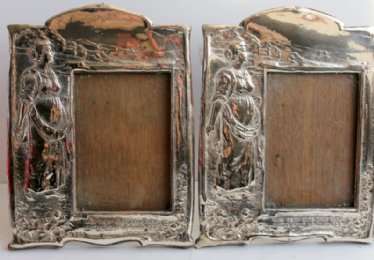 Art Nouveau Silver Photo Frames - SOLD