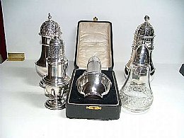 Assorted Silver Sugar Castors