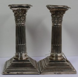 Silver Candlesticks