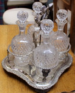 Silver Decanter Set