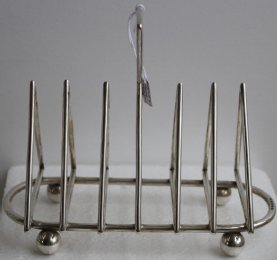 Silver Plated Toast Rack