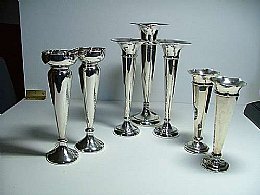 Silver Vases